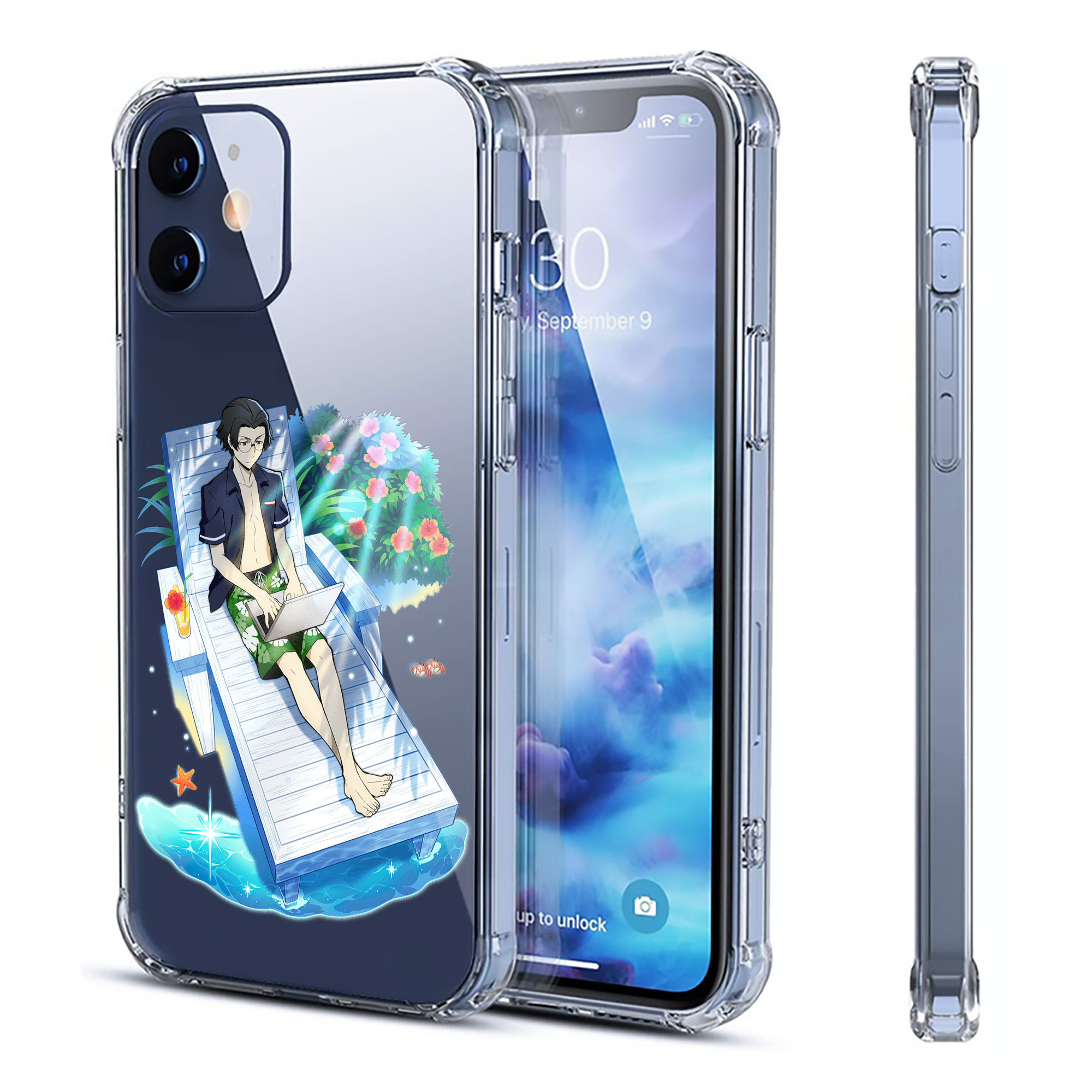 （画像用） 文豪ストレイドッグス Bungo Stray Dogs 【iPhone 12シリーズ対応】透明スマホケース（クリアソフトケース）